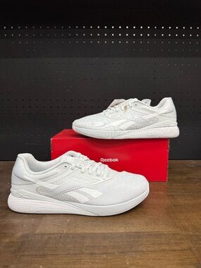 New W/ Box! Women's Reebok Nano X5 Grey White Moon Blue Training Sneakers